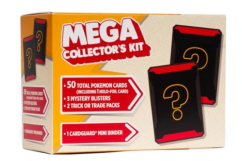 Pokémon Cards 5 Packs + 50 Cards Mini-Binder N90771