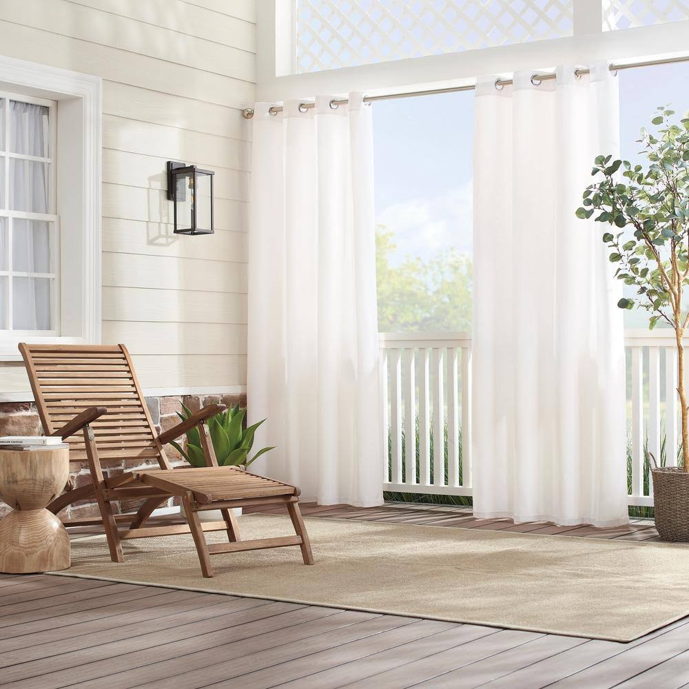 Ivory Canvas Grommet Panel J47756