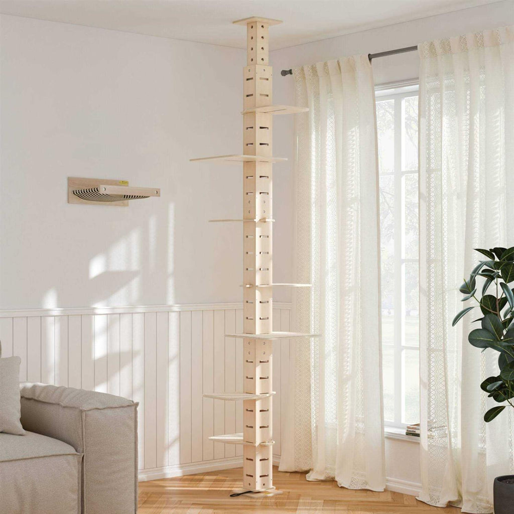 114 in. H Floor-to-Ceiling Cat Tree S98841