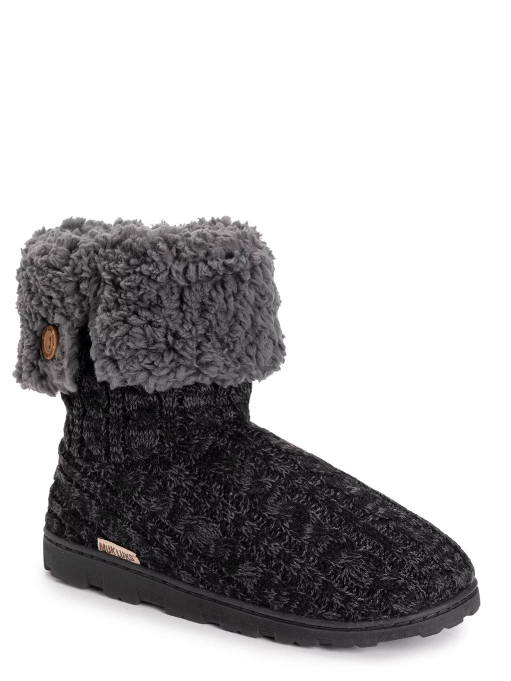 Tall Knit Foldover Slipper Boot R188