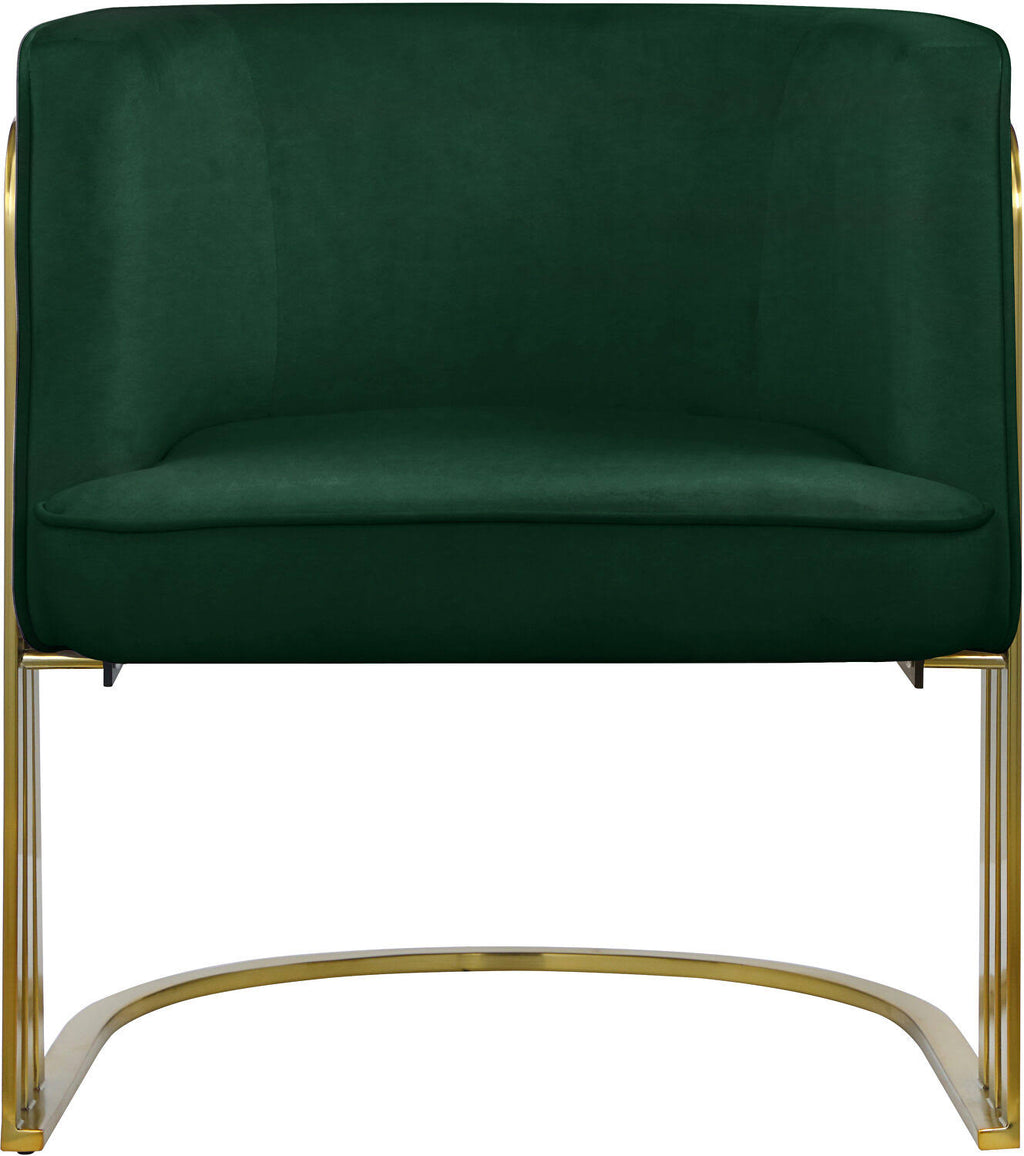 Green Velvet Accent Chair N704876