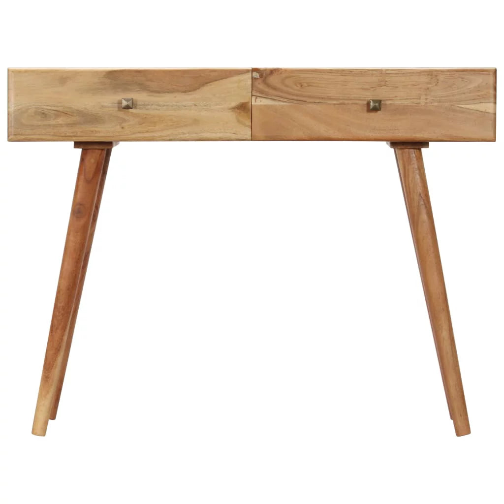 Acacia Wood Writing Desk with 2 Storage Drawers R320737