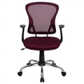 Mid-Back Mesh Office Chair with Chrome Finished Base L299
