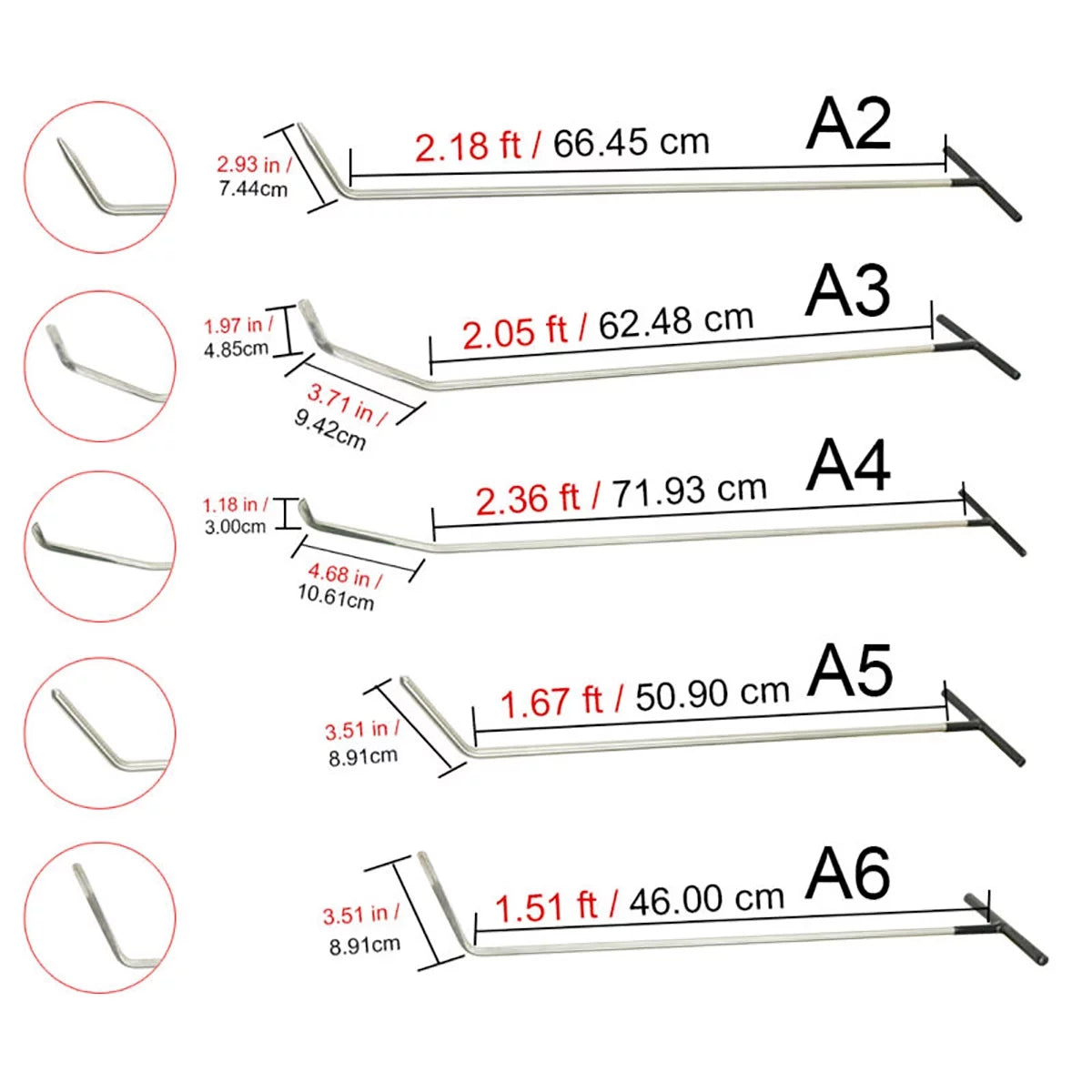 21 Pcs Paintless Dent Repair Tools Kit Z219