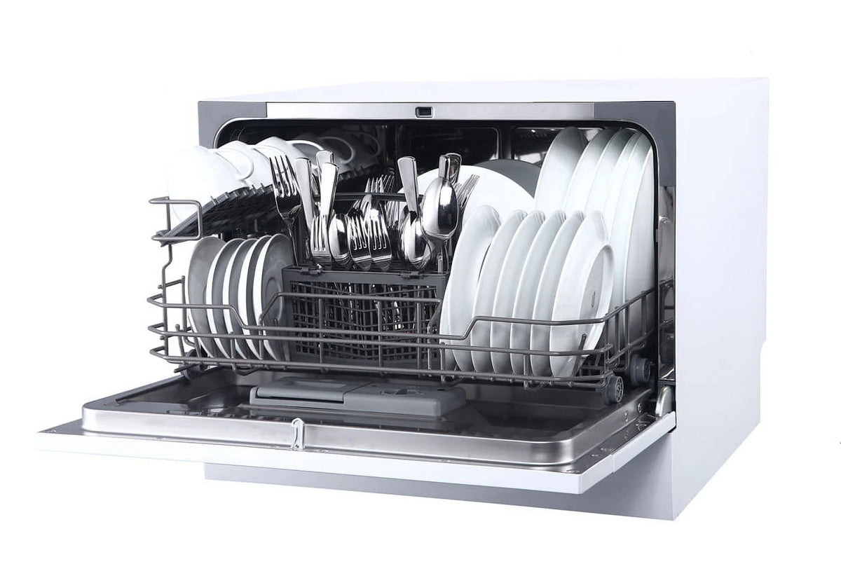 White Countertop Dishwasher P32167
