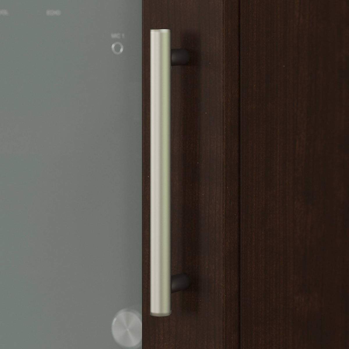 Ash Gray Media Storage Cabinet D68225