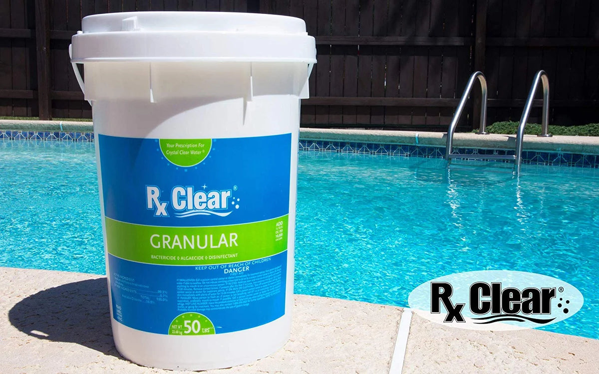 Granular Swimming Pool Chlorine 100 lbs Bucket P1842