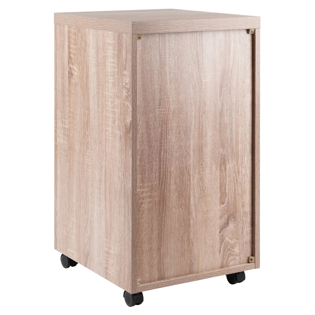 Two-Tone Open Shelves Storage Cabinet T1996