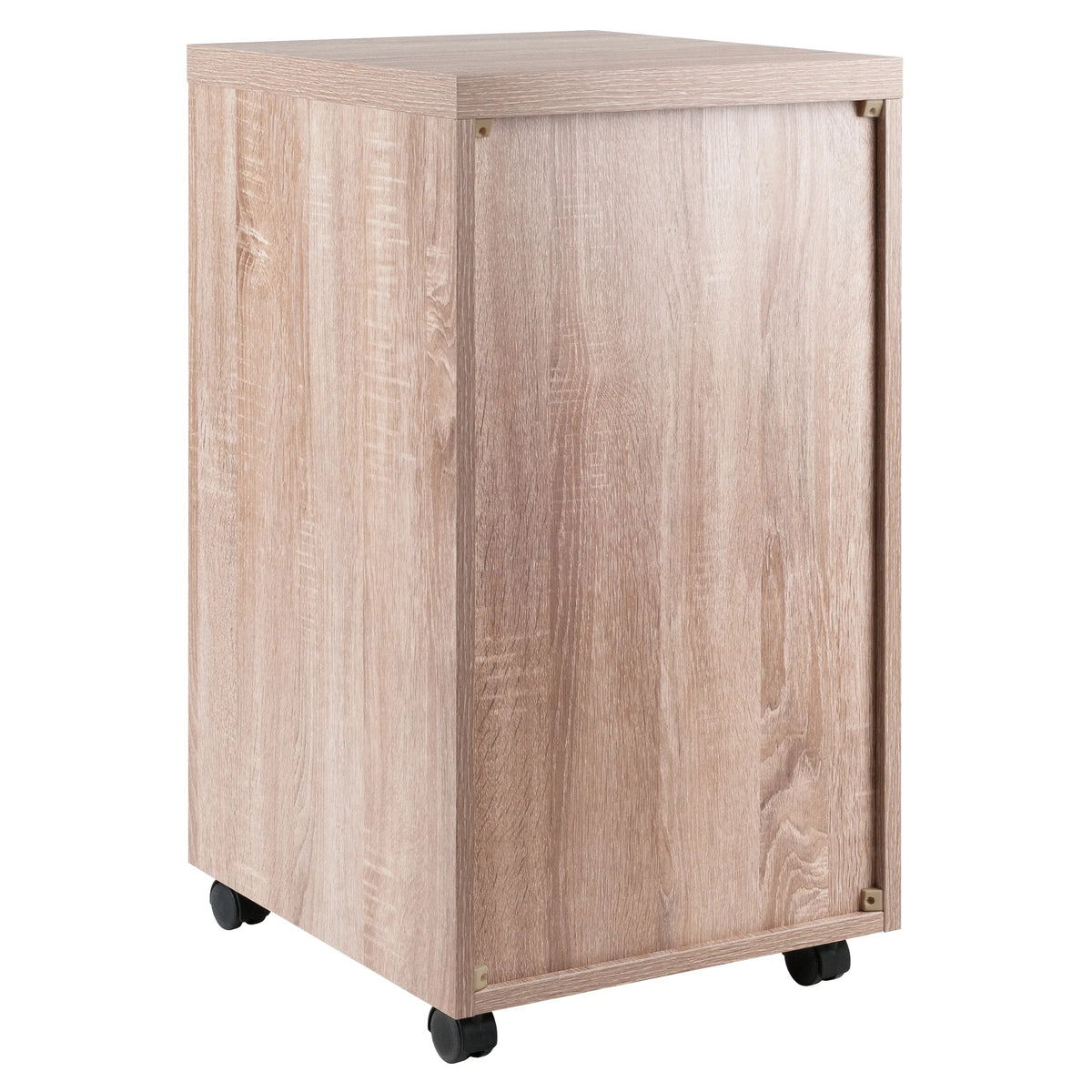 Two-Tone Open Shelves Storage Cabinet T1996