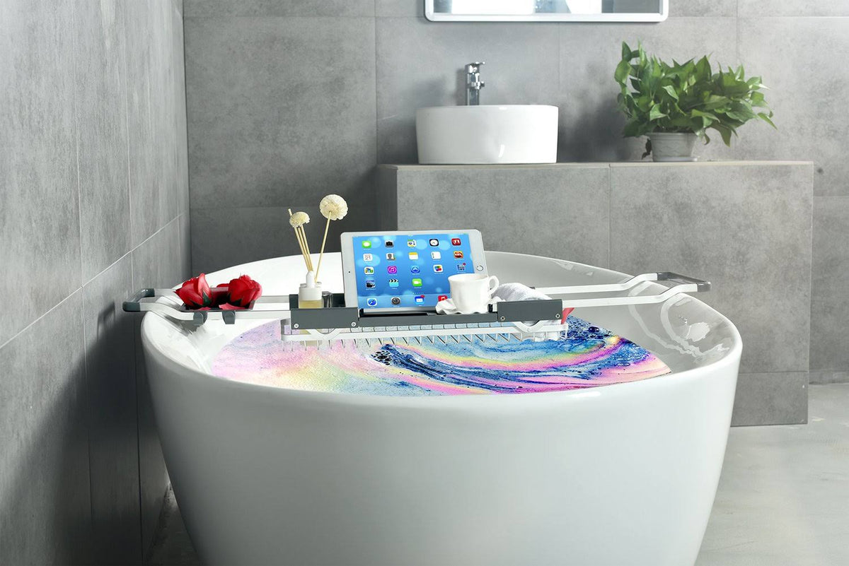 Aluminum Bathtub Caddy Tray D59113