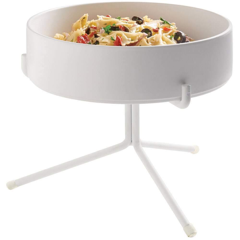 White Steel Plate Stand M921112
