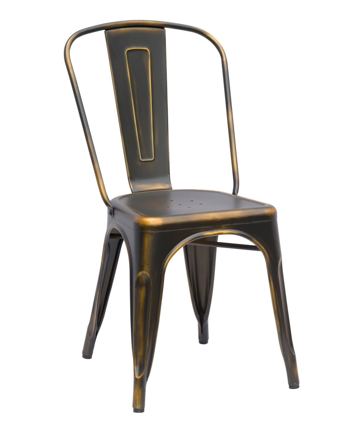 Yellow Galvanized Steel Side Chair (Set of 4) G486975