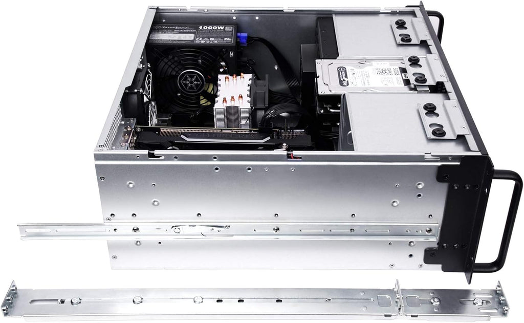 4U Rackmount Server Case with 5 x 3.5 Hot-Swappable Bay and 3 x 5.25 Bays O541