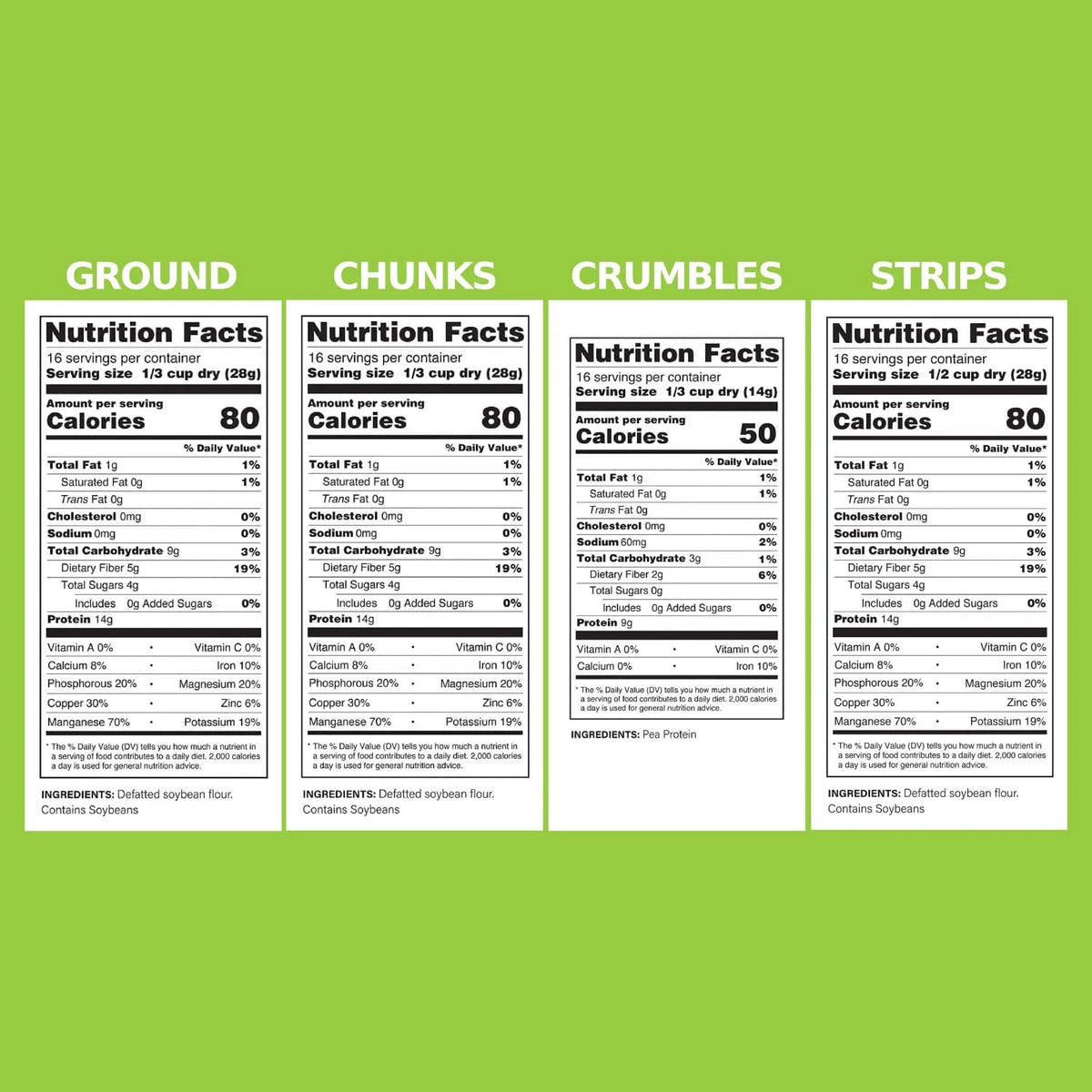 Hearty Plant Protein Variety Pack, 4 Bags B462568