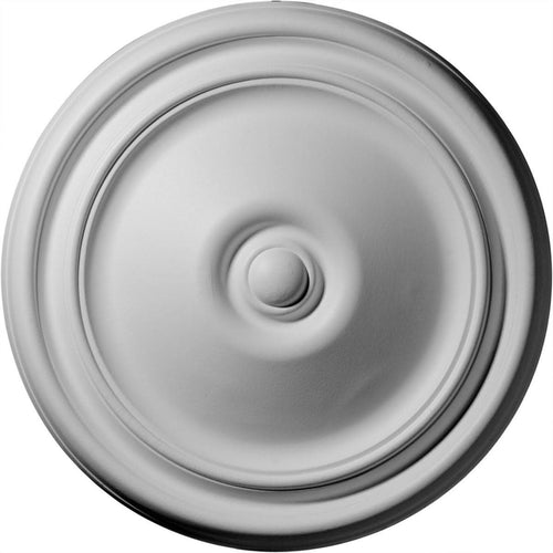 12x22OD x 1 3/4x22P Ceiling Medallion, Hand-Painted Flash Gold T404