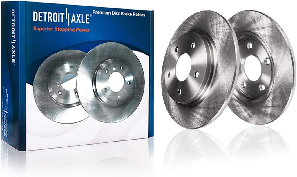FRONT & REAR Disc Brake Rotors & Ceramic Brake Pads 10pc Set M3546