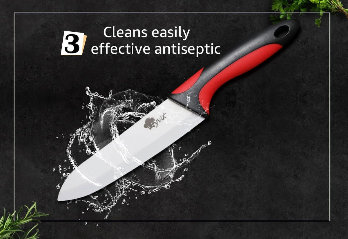 Ceramic Knives Set with Knife Holder N386