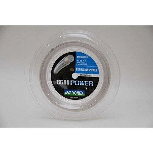 White Badminton String 200m Reel S547531