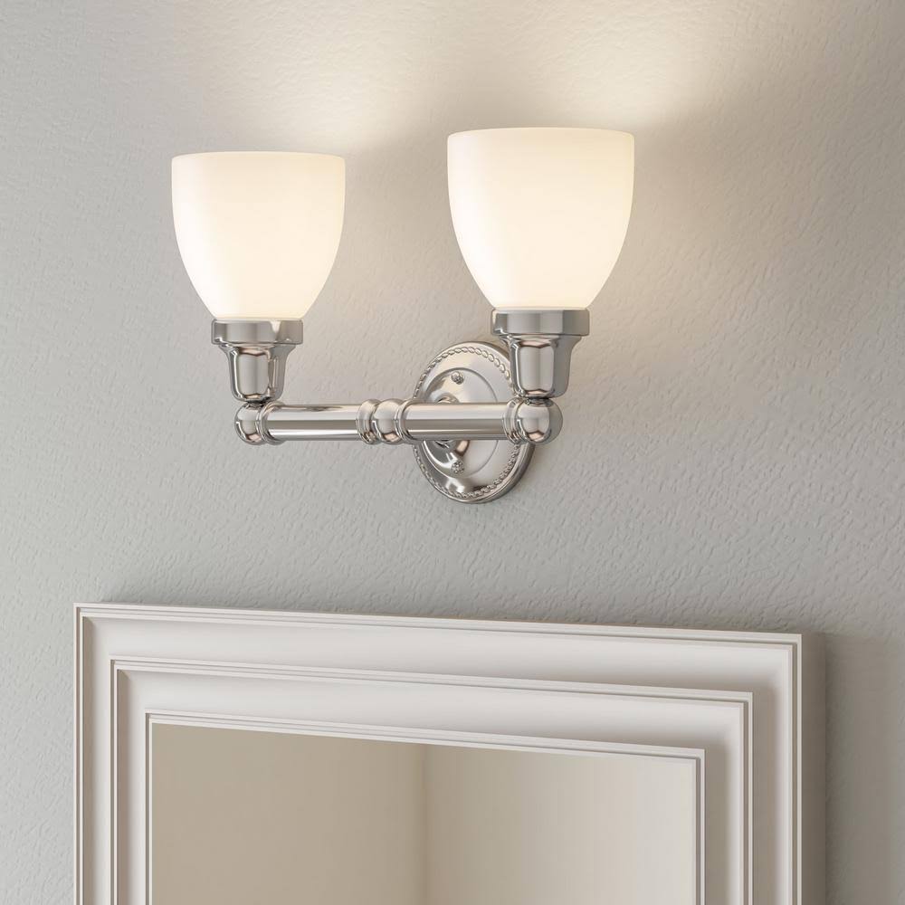 Chrome 2-Light Bath Light Q15349