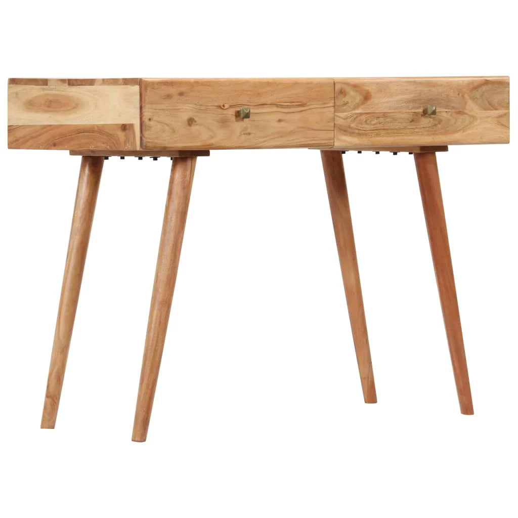 Acacia Wood Writing Desk with 2 Storage Drawers R320737