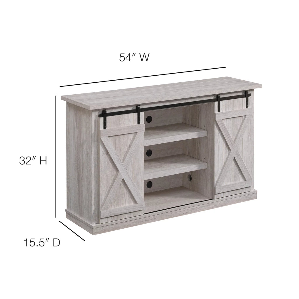White Oak TV Stand D54190