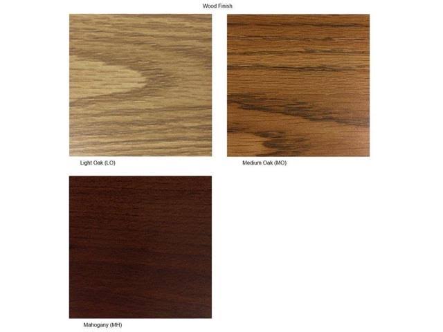 Wooden Double Bench in Medium Oak Finish X495