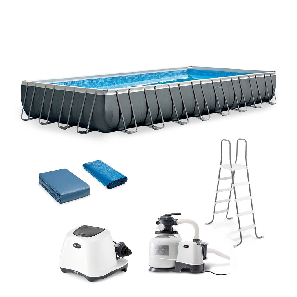 Rectangular Frame Pool with Saltwater System P988