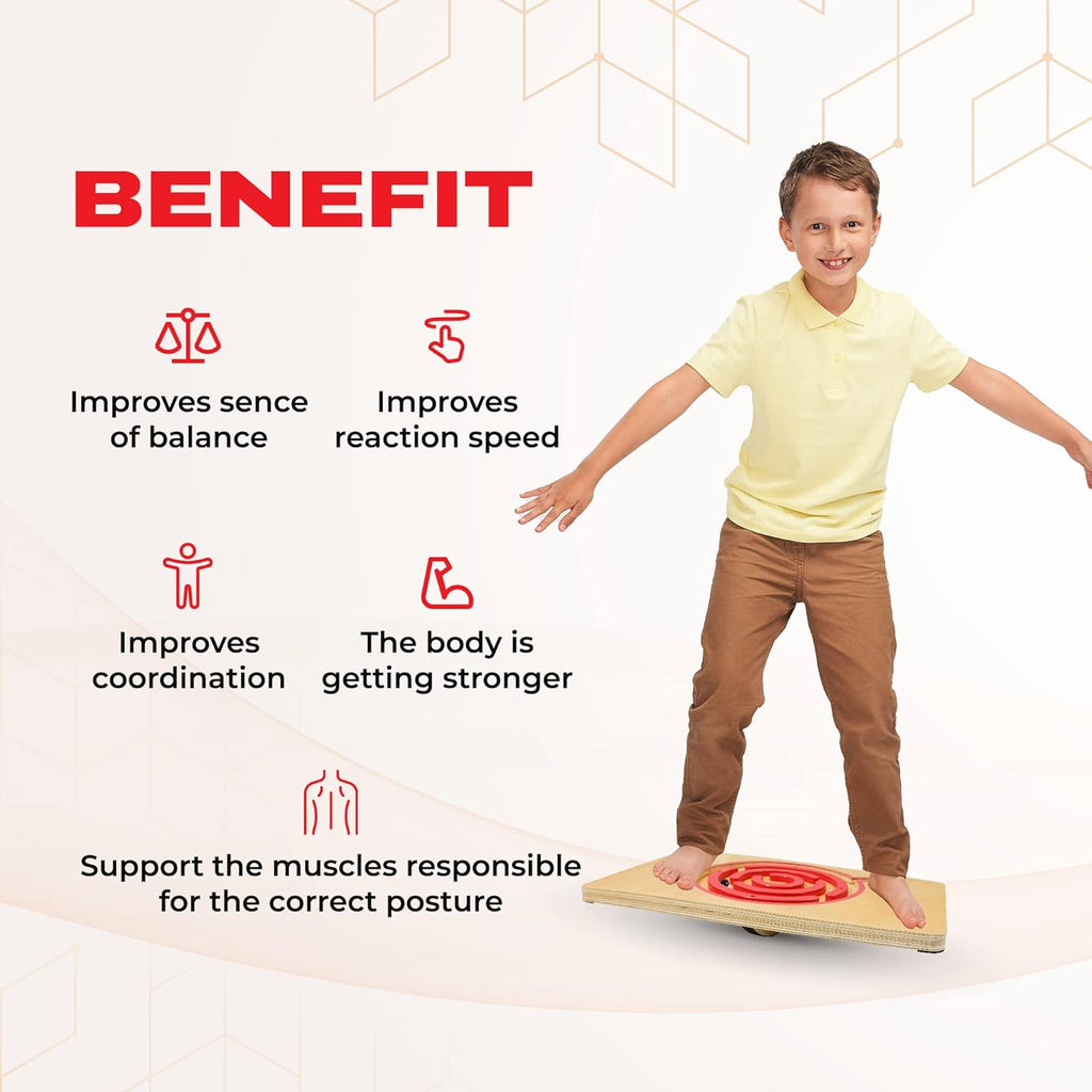 3-In-1 Wooden Balance Board M24769