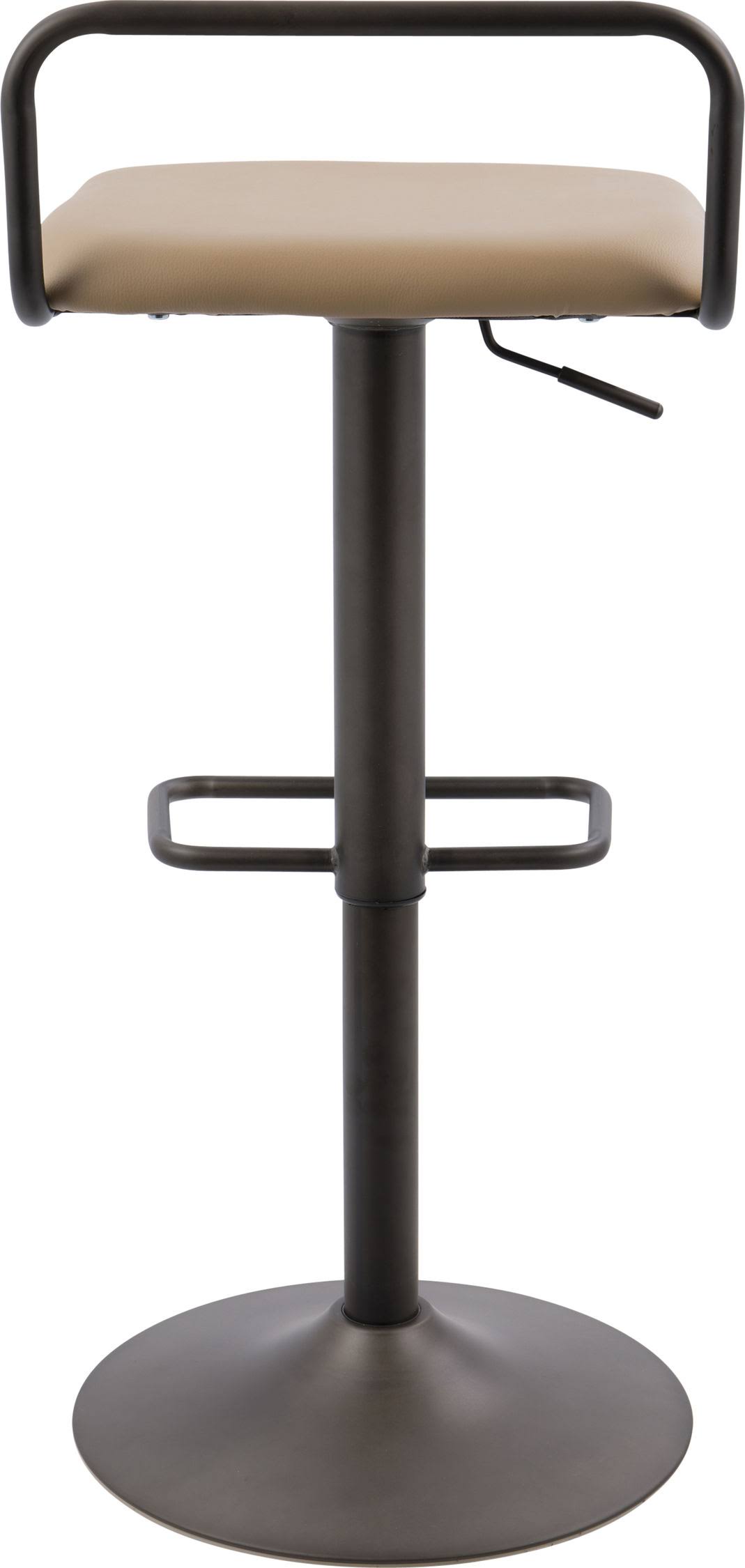 Set of 2 Antique Camel Barstool R759