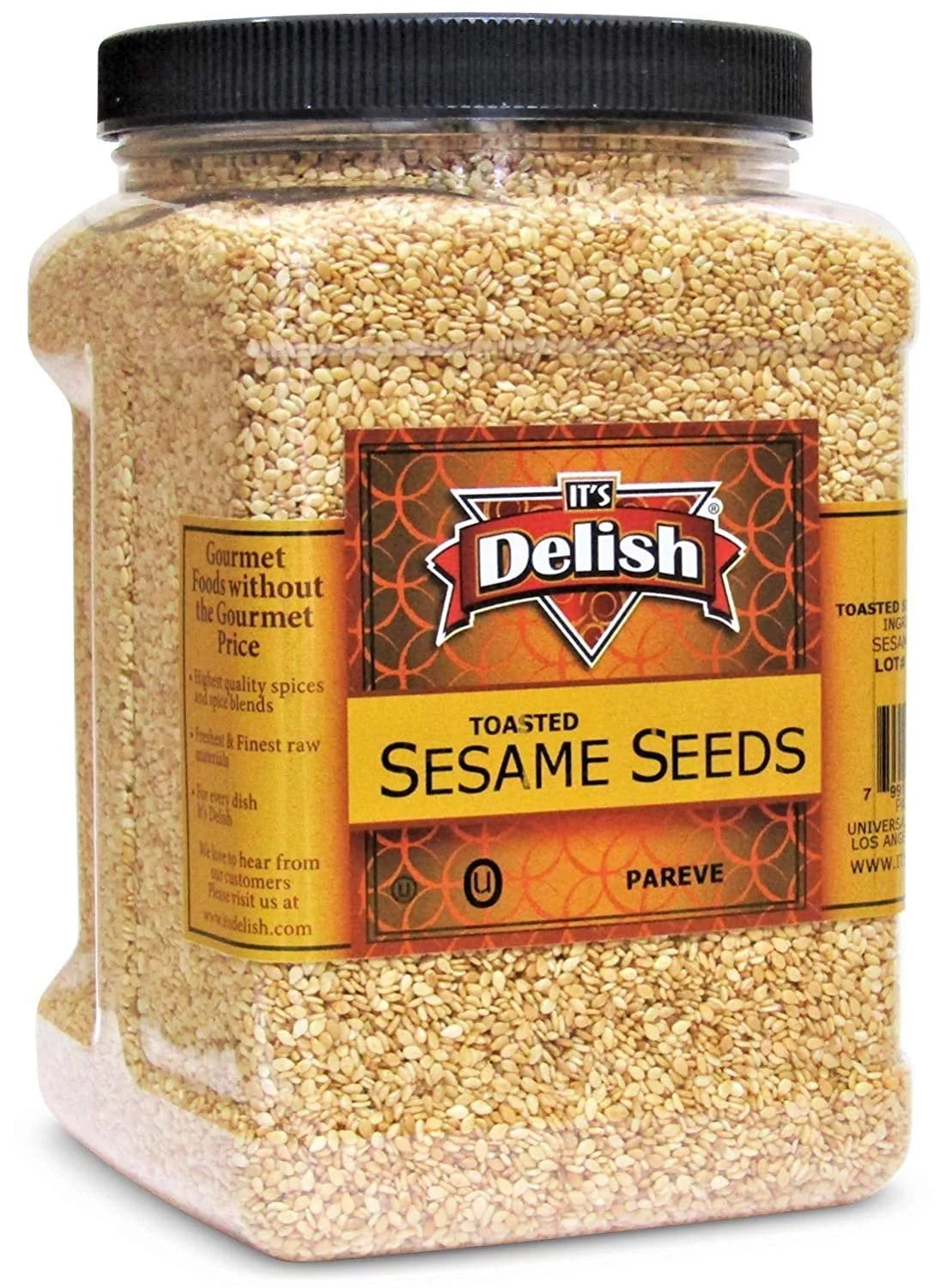 Toasted Whole Sesame Seeds 38 oz N6031