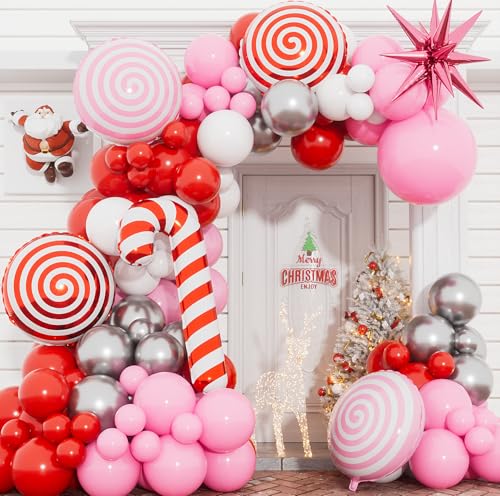 132 PCS Christmas Balloon Garland Arch Kit J88517