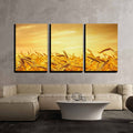 Orange X3 Panels Wall Art G245