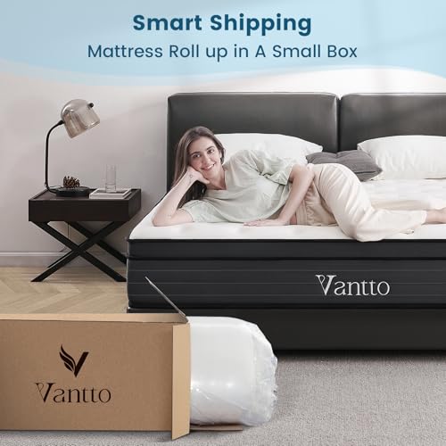 Full Size 12 Inch Memory Foam Hybrid Mattress with Pocket Springs Q810
