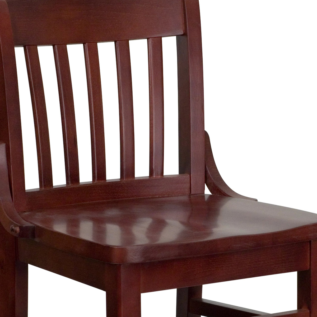 Mahogany Wood Barstool R45619