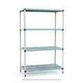 MetroMax Q Starter Shelving Unit, 48x22W x 18x22D x 74x22H, 800 lb. Capacity per Shelf V8197