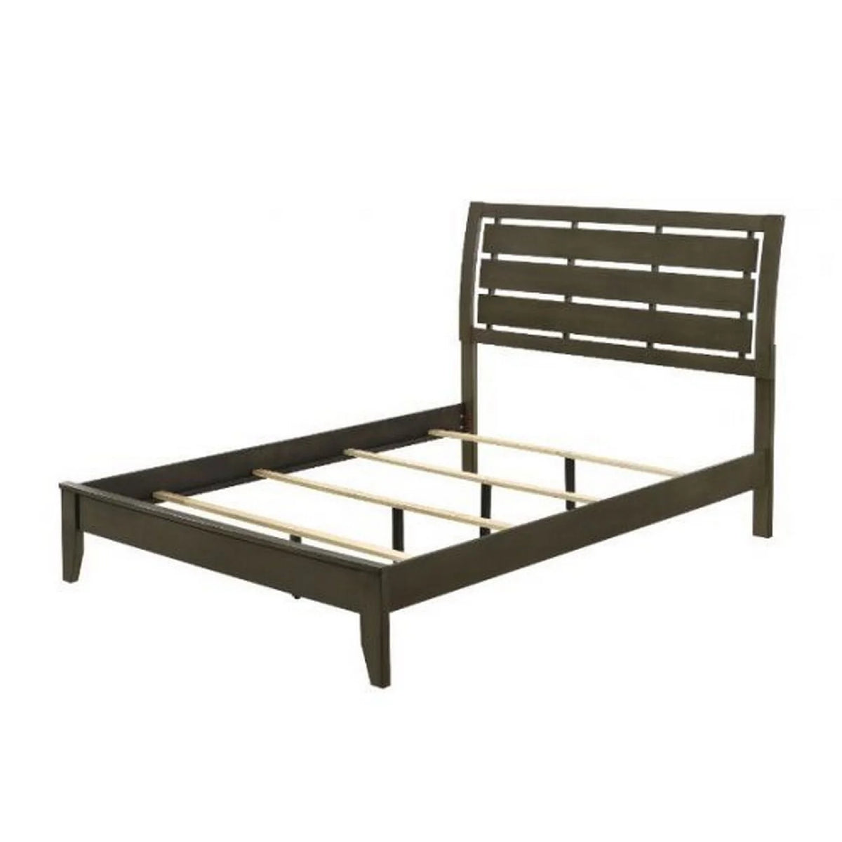 Eastern King Bed with Slatted Panel Headboard N54394