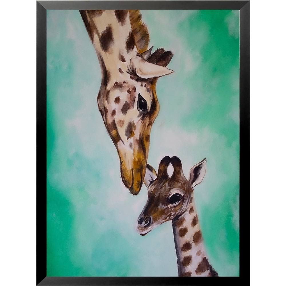 Black Framed Art Painting Reproduction J920