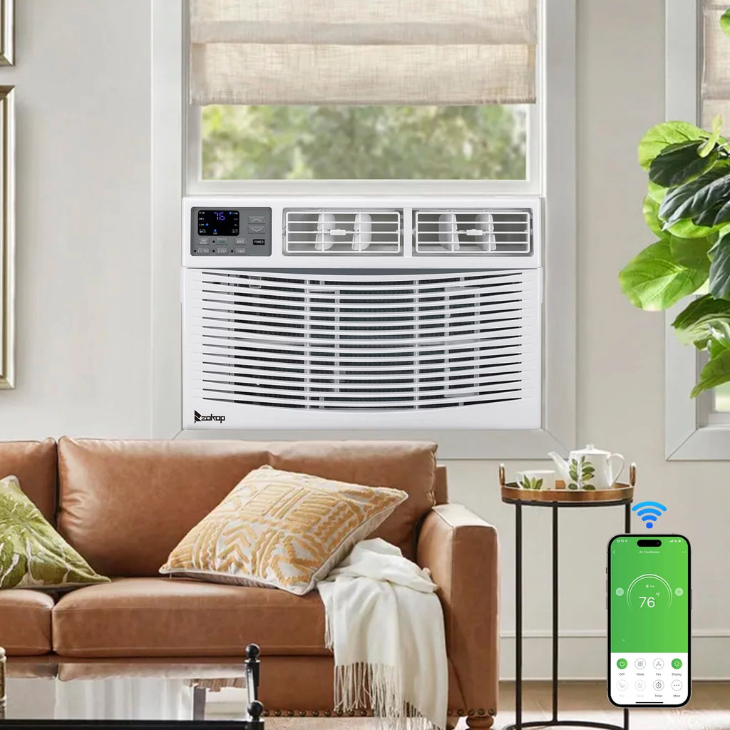 8000BTU 115V Window Air Conditioner with Remote Control F4771