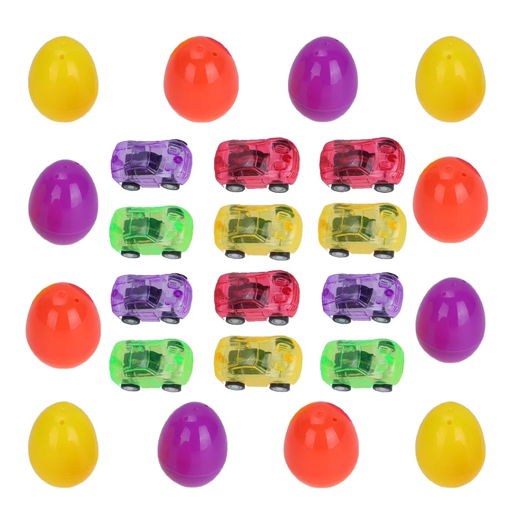Easter Surprise Egg and Car Toy Kids Toy Educational Playthings Open Egg Toys for Children Toddlers G10290