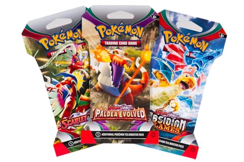 Pokémon Cards 5 Packs + 50 Cards Mini-Binder N90771