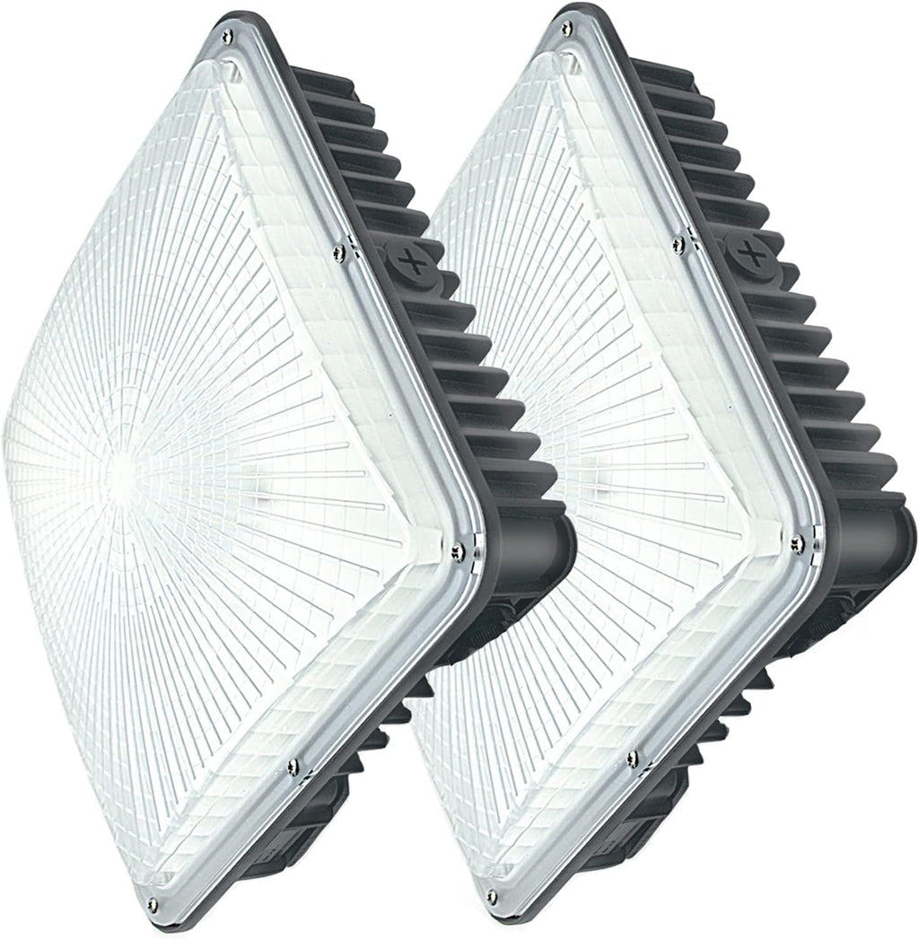 LED Canopy Light 70W 2 Pack, 8400 Lumens, 5700K Cool White M917