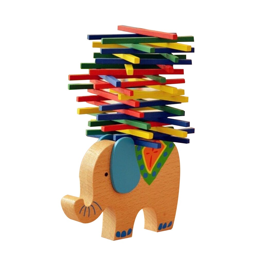 Wooden Stackable Building Blocks Set Educational Toys Y139
