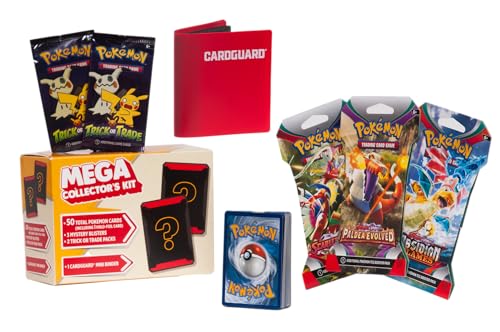 Pokémon Cards 5 Packs + 50 Cards Mini-Binder N90771