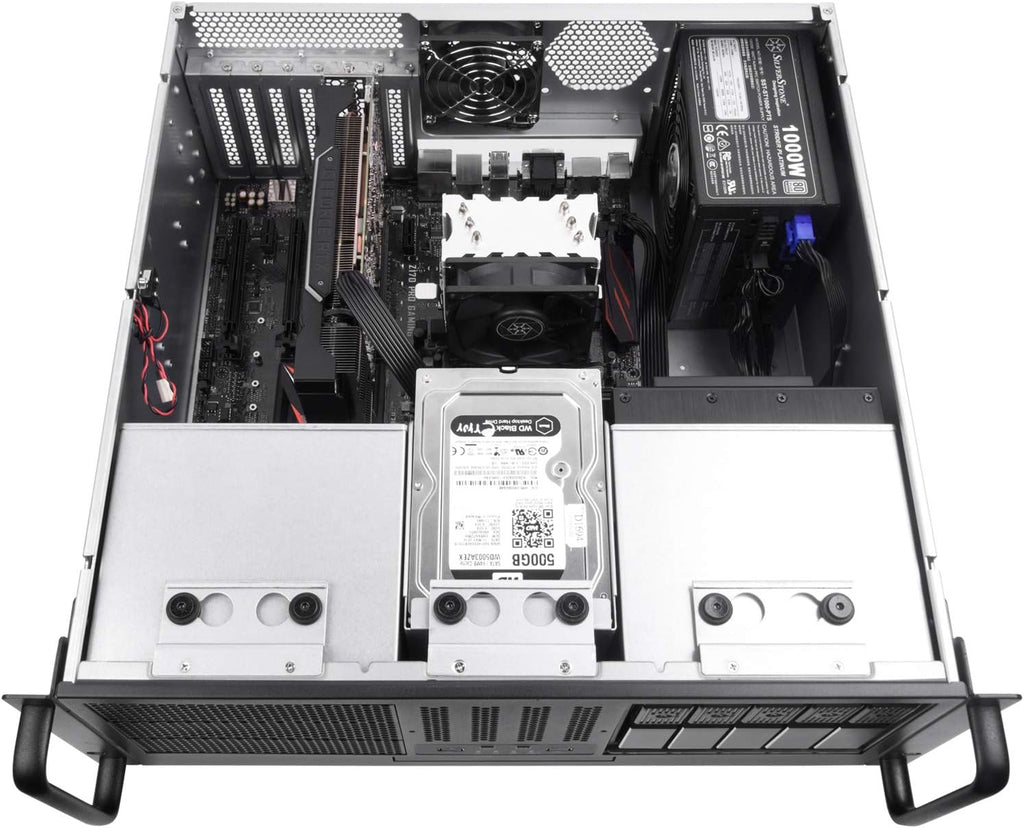 4U Rackmount Server Case with 5 x 3.5 Hot-Swappable Bay and 3 x 5.25 Bays O541