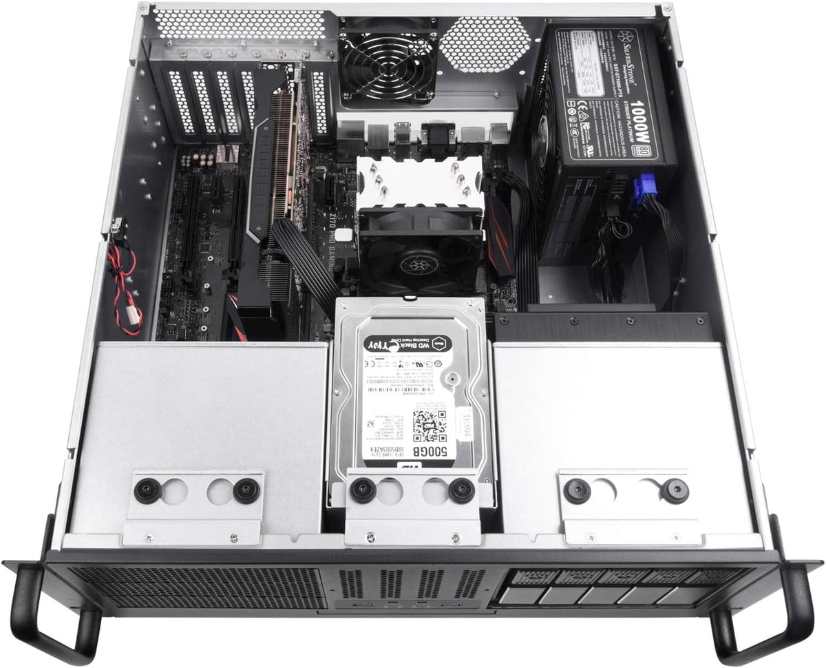 4U Rackmount Server Case with 5 x 3.5 Hot-Swappable Bay and 3 x 5.25 Bays O541