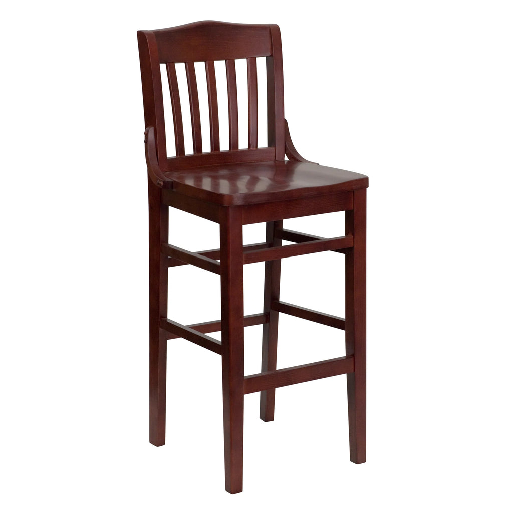 Mahogany Wood Barstool R45619
