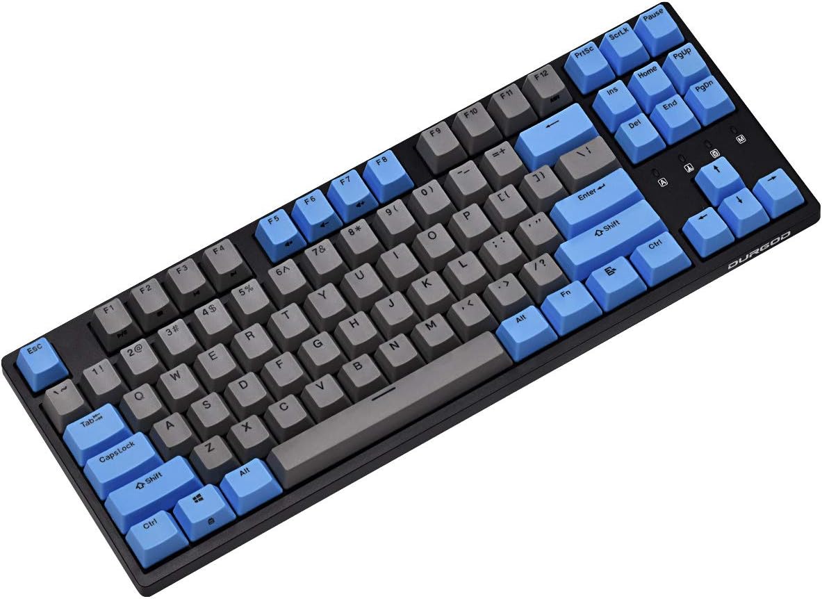87 Keys Mechanical Gaming Keyboard with Cherry Silent Red Switches C115120