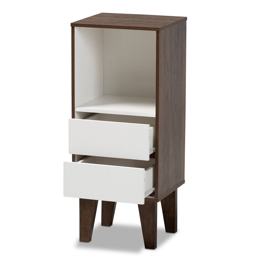 Modern 2-Drawer Bookcase G329