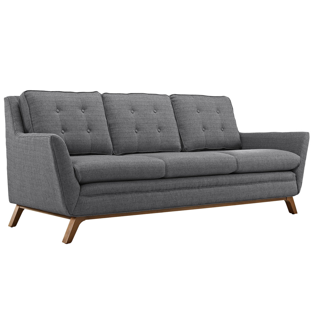 Grey Fabric Sofa Set of Two E61298