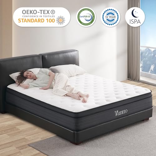 Full Size 12 Inch Memory Foam Hybrid Mattress with Pocket Springs Q810